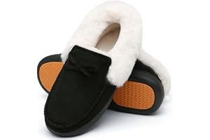 Mishansha Chaussons Femme Hiver Chaud Fourrés Pantoufles Mousse Mémoire Gr.36-43