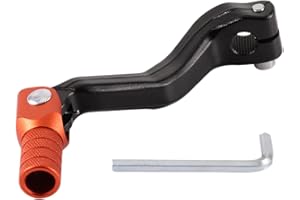 Goofit Remplacement Noir et Orange Aluminium Levier de Vitesses pédale Levier Pliant cb250 Motocross ATV Dirt pitbike