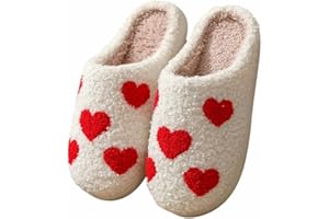 YAQUEKOU Hausschuhe Kinder Winter Erwachsener Slippers Plüsch Pantoffeln Regenbogen Hausschuhe Teenager Mädchen Hausschuhe