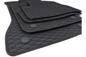 Kfzpremiumteile24 Gummimatten Kompatibel mit 5er G30 Limousine ab 02/2017 mit 5er G31 Touring ab 06/2017 Premium Allwetter Fußmatten