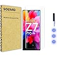 Solimo Advanced Hd+ Uv Tempered Glass Screen Protector For Iqoo Z7 Pro 5G Cellphone | Full Screen Coverage With Easy Installation Kit | Anti-Scratch (Clear)