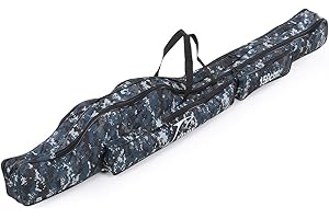 Docooler Pêche transporteur Pole, coffret de rangement 150 cm Deux