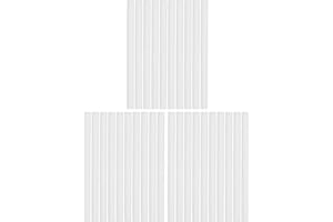 Zerodis 30Pcs 5x80mm Umidificatore Sticks Filtro in Cotone Ricarica Sticks Sostituzione Stoppini, Filtro Tampone di Cotone per Umidificatore Nebbia Diffusore d'Aria Atomizzatore