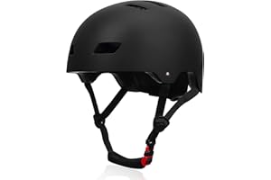 GIEMIT Skaterhelm Kinder Jungen Fahrradhelm BMX Scooter Helm 12 13 14 15 16 Jahre für Rollschuhe und Skateboard (M)