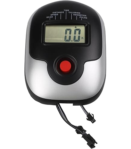 Compteur Électronique LED Pour Vélo D'Appartement - Moniteur LCD Temps, Vitesse, Calories Et Fréquence Cardiaque