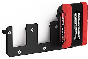 NewGround Designs Support mural pour batteries Metabo 18 V - Support mural CAS (3 batteries) avec vis et chevilles - Fabriqué en Allemagne