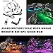 Produktbild Auto Motorrad Unterbodenbeleuchtung 6 Streifen 18-farbige RGB LED Beleuchtung sundgesteuerte Neonlicht-Kit mit 1 Fernbedienung