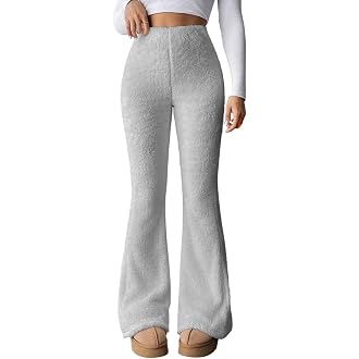 KOTTY Women’s Coral Fabric Flared Fit Pant – Super Soft...