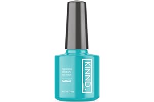 KINND. Quick Dry Nail Polish | Teal Zeal, 8ml | Rapid Drying Nail Varnish | No UV/LED Required | 12 Free, Cruelty Free, Vegan, Made in UK
