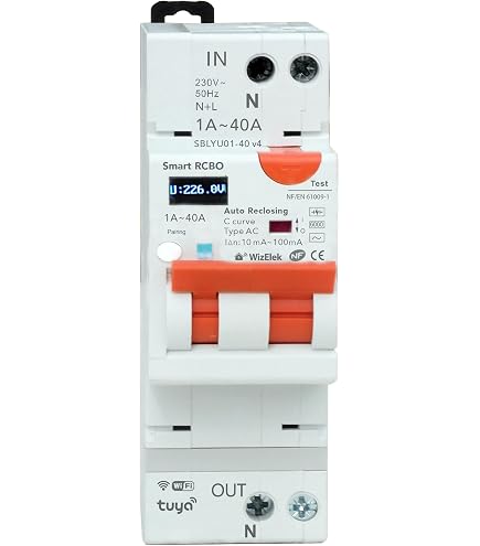 Interrupteur Magnétothermique Différentiel 3P+N 6KA 380V - 30mA Ou 300mA (32A)