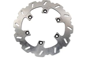 Arashi Rotor Disco de Freno Trasero para Yamaha FZS1000 FAZER 2001-2005 / BT1100 BULLDOG 2002-2006 Accesorios Motocicletas FZS 1000 BT 1000 Plata 2003 2004