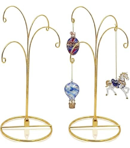 LKPOMI Arbre D'Affichage Ornement 10,6 Pouces - Support Décoratif Noir Pour Bijoux Et Noël