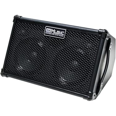 Amplificatore Portatile Per Chitarra - Per Chitarra Acustica Ed Elettrica, Alimentato A Batteria, Compatto (152x99x73mm)