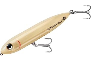 Heddon One Knocker Spook Topwater Fishing Lure for Saltwater and Freshwater, 4 1/2 Inch, 3/4 Ounce