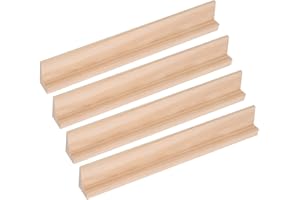 Trimming Shop Porta Lettere Di Ricambio Per Piastrelle, Vassoio in Legno Supporto Per Giochi Da Tavolo, Attività Di Apprendimento Dell'ortografia, Arti E Mestieri, Fai Da Te, Lunghezza 36 Cm, 4 Pezzi