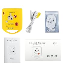Lot De 10 Paires D'électrodes D'entraînement POUR ENFANTS - Compatibles Défibrillateurs Entraîneurs XFT/AED - Dimensions 10.5x7 Cm