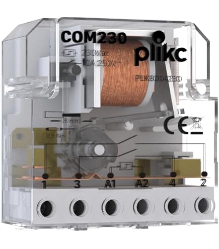 Relais Miniature 12V DC Finder – 1 Contact 10A, Pour Circuits Imprimés, 3 Broches, Dimensions 29x25x12.4 Mm - 8