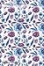 Produktbild Twilight Blue Flowers Lined Journal: Medium College Ruled Notebook