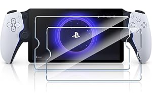 Yanwom [2 Stück Schutzfolie Kompatibel mit Sony PS5 PlayStation Portal für Panzerglas folie Schutzfolie, Anti-Kratz, Ultra-Klar Schutzglas, 9H Härte, Anti-Fall Panzerfolie Transparent