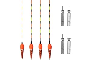 ROY FISHER'S Roy Fishers LED Waggler + Spezialbatterie - Wassergeschützte Leuchtposen für optimale Sichtbarkeit beim Nachtangeln