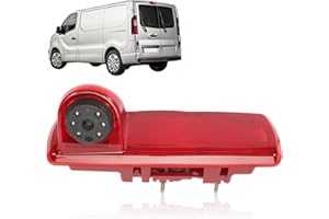 Taesayl Camera Recul HD pour Opel Vivaro Fiat Soignous ENTO Nissan NV300 Renault Traffic 3. Feu Stop