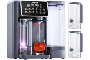 Jimmy R9 Purificateur d'Eau à Osmose Inverse sur Comptoir, Filtration 7 Étapes avec UV, Distributeur d'Eau Chaude, Chauffage 3S, 7 Températures, Moniteur TDS en Temps Réel