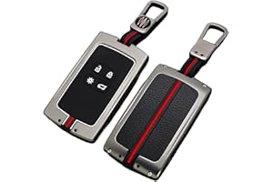 Otai Etui na Kluczyk Samochodowy ze Stopu Cynku Okładka Brelok do Kluczy Renault 2016 – 2021 Koleos Kadjar Megane clio captur Kangoo 4 Przyciski (Matowy)