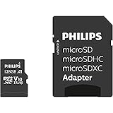 Carte Philips Micro SDXC 128 Go Classe 10 INCL. Adaptateur UHS-1 U1