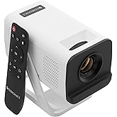 Zebronics Android Smart LED Projector, 4K UHD Support, 4000 Lumens, 100" Screen Size, 240° Tiltable, Auto Keystone, OTT Apps
