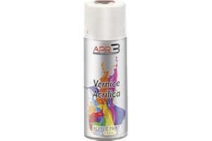 APR3 - S400MET6 Vernis Effet Métaux Précieux, pour Intérieur qui Embellit et Rend Brillants les Surfaces et les Objets, Aérosol en Fer Blanc Recyclable 400 ml, Ducat Or