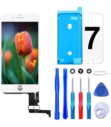 Bouton Home IPhone SE/8/8 Plus - Remplacement Avec Connecteur - Noir - Inclut Tournevis