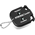 nllkii Portable digital Golf Score Counte,2 Player Stroke Counter Clicker with Keychain Portable Golf Shot Stroke Counter Clicker Golf Accessories for Outdoor Sport Games Scorekeep