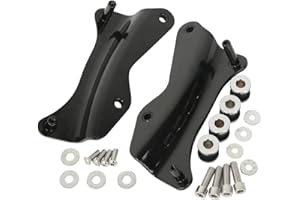 XMT-Motor 4-Point Docking Hardware Kit Suitable for Harley Touring Road King Street Glide from 2014 Black
