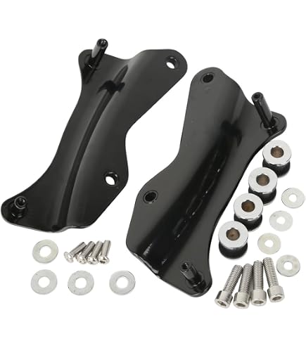 4-Punkt-Montagekit Für Harley Davidson Street Glide 2009-2013 – Schwarz, Zum Anbau Von Sissy Bars & Gepäckträgern