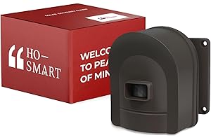 Raggio d'azione di 1/2 di miglio Hosmart ricaricabile per viali e strade. Sensore senza fili per sistemi di allarme resistente alle intemperie - Sensore di movimento per esterni e interni