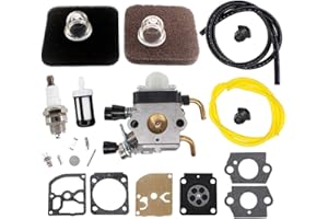 AISEN Carburateur avec kit de réparation pour Stihl FS85 FS75 FS80 KM85 HS75 HS80 HS85 et filtre à air bougie d'allumage