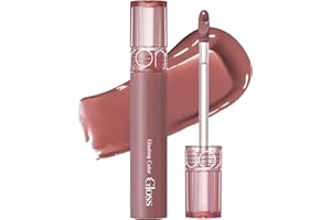 rom&nd Glasting Color Gloss 05 DIM MAUVE ㅣPlumping and Juicy Glow finish with refractive oil, Long-lasting, Vidvid Colorㅣ4g 0.14oz (1er Pack)