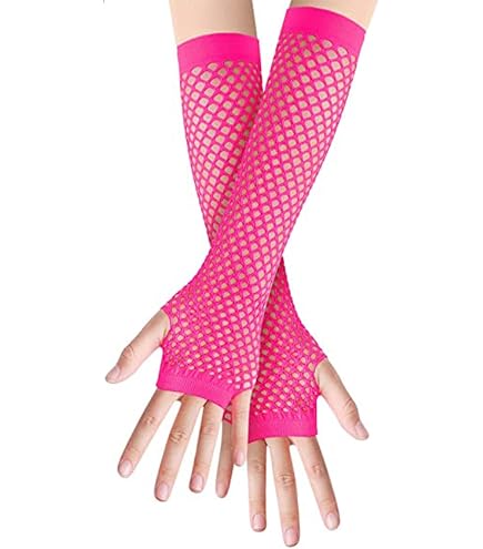 Bas Résille Pink & White - Taille Unique - Nylon Et Résille Large - Rose Et Noir - Neuf Avec étiquettes