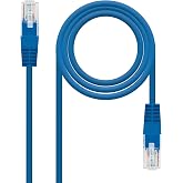 NANOCABLE 10.20.0402-BL &ndash; Ethernet Cable RJ45 Cat.6 UTP AWG24, 100% Copper, Blue, 2 m Patch Cord