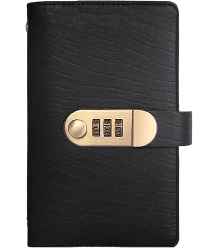 Sparbuch Mit Code-Schloss – Retro-Design, 100 Seiten Zum Sparen, Organizer Für Reisen, Haushalt & Studenten