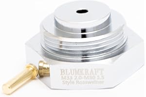 BLUMKRAFT ROSSWEINER M33x2 do M30 x 1,5 adapter grzejników do termostatu/głowicy termostatycznej M30x1,5 męski