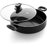 GreenPan Torino Sağlıklı Seramik Yapışmaz 28 cm/4,2 Litre Kapaklı Sote Tavası, PFAS İ&ccedil;ermez, İnd&uuml;ksiyon, 160&deg;C'ye Kadar Fırın