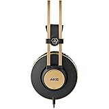 AKG Cuffie di monitoraggio con retro chiuso e leggere ad alte prestazioni K92, nere, 1 pezzo