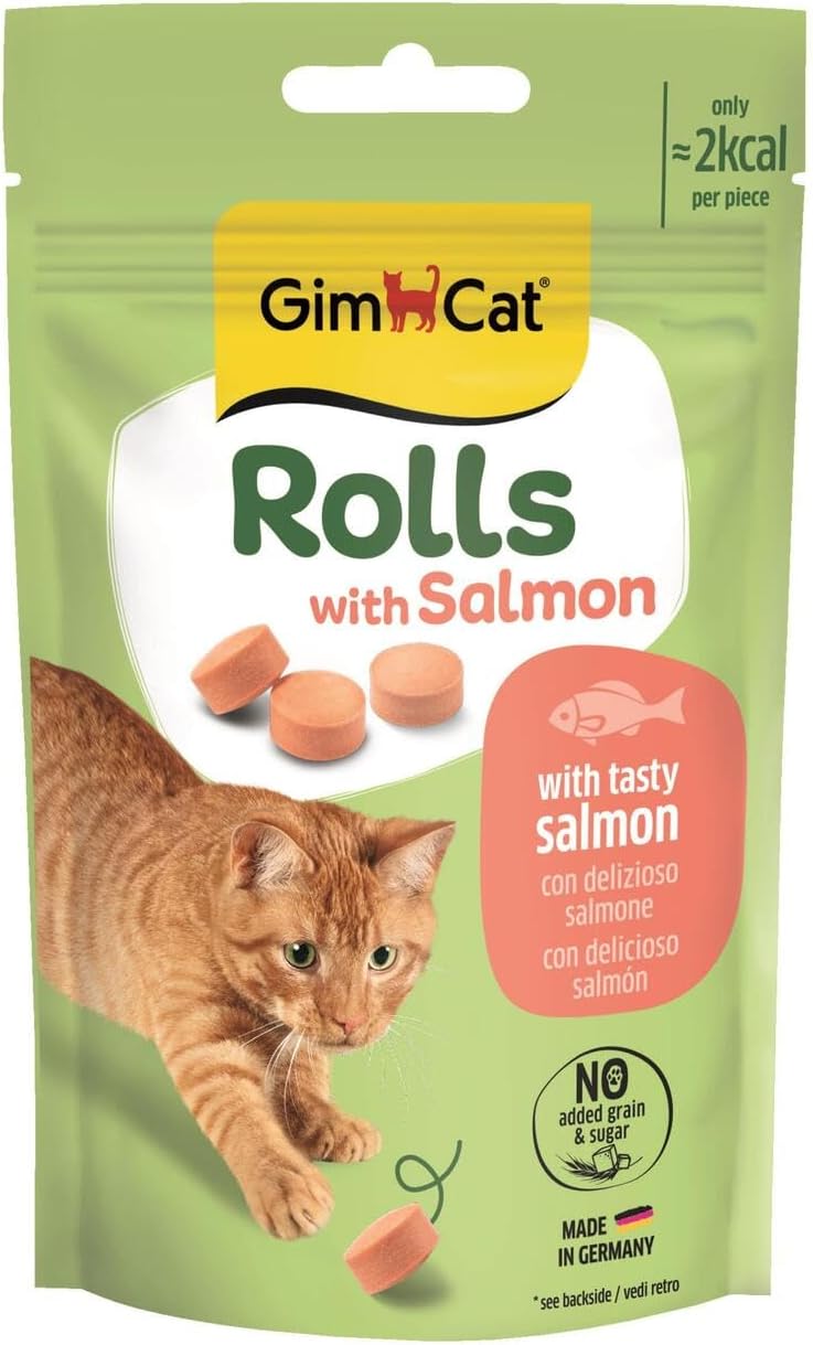 GimCat Rolls with Duck (Ördekli) Kedi Ödül Tableti 50 gr - Görsel 4