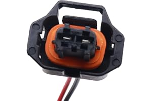 HiSport Engine Coolant Temperature Sensor Connector Pigtail Plug Wire/Wiring Harness and Fuel Injector Connector Compatible with Buick Chevy Replacement for S-1024,1P1626,CON5,88953309