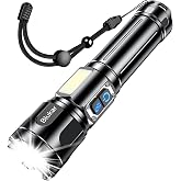 Blukar Rechargeable LED Flashlight, 2 Colors Super Bright Hand Flashlights | With COB Side Light, 7 Modes, IP67 Waterproof Ad