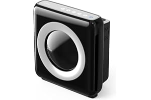 COWAY Purificador de aire con filtro HEPA, ionizador, mejor opción de Wirecutter, elimina el 99,999% de partículas nocivas hasta 0,01 µm para alergias, CADR 421 m³/h, ap-1512hh MIGHTY (negro)