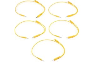 HOSA CMM-545Y Lot de 5 câbles de raccordement TS 3,5 mm avec TSF Pigtail 3,5 mm vers TS 3,5 mm