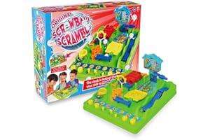 TOMY - Tricky Billie Circuit de Billes T7070, Jeu d'Action pour Enfant, Jeu d'adresse et de Rapidité, Jeu de Billes Multicolore pour Enfant de 5 ans+
