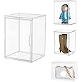 Popmart Acrylic Plexiglass Display Case with Door for Action Figures, Toys, Minifigures, Collectible Figures (36*27*27cm)